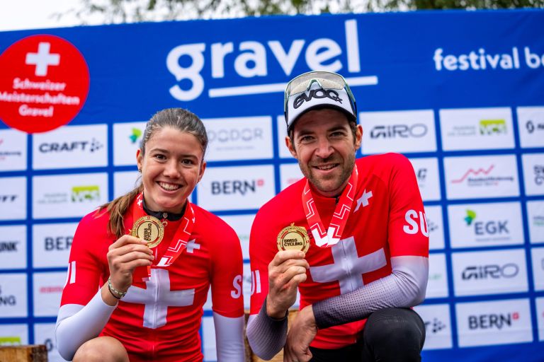 Lea Huber und Lars Forster erste Schweizermeister im Gravel